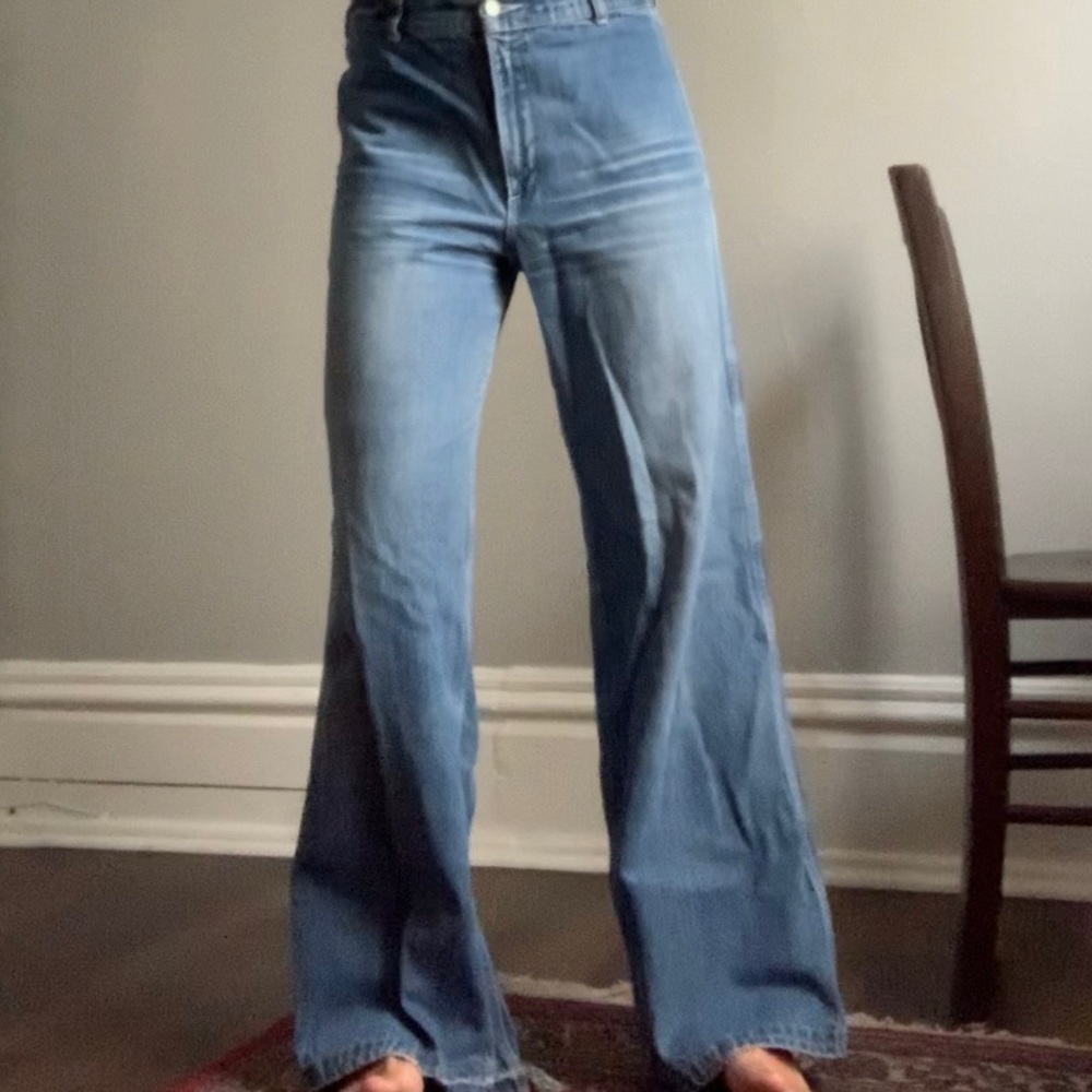 Vintage (90s?) “Star Strutter” Wideleg Jeans